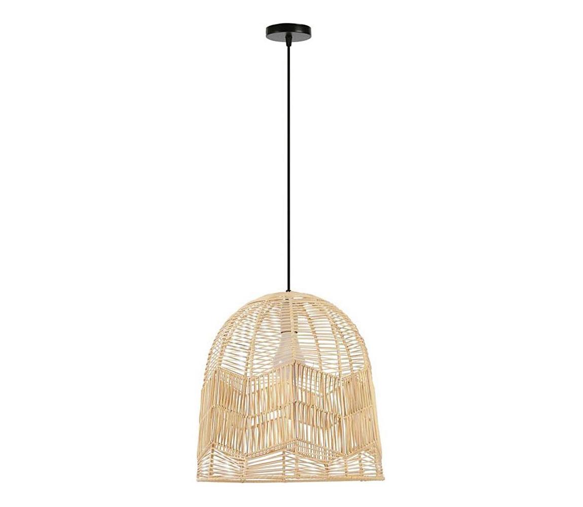  08262L - Lustr na lanku PELO 1xE27/40W/230V pr. 40 cm ratan 08262L