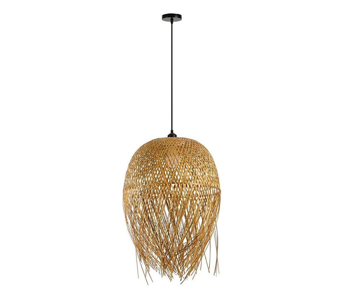  08271L - Lustr na lanku HILO 1xE27/40W/230V pr. 45 cm bambus 08271L