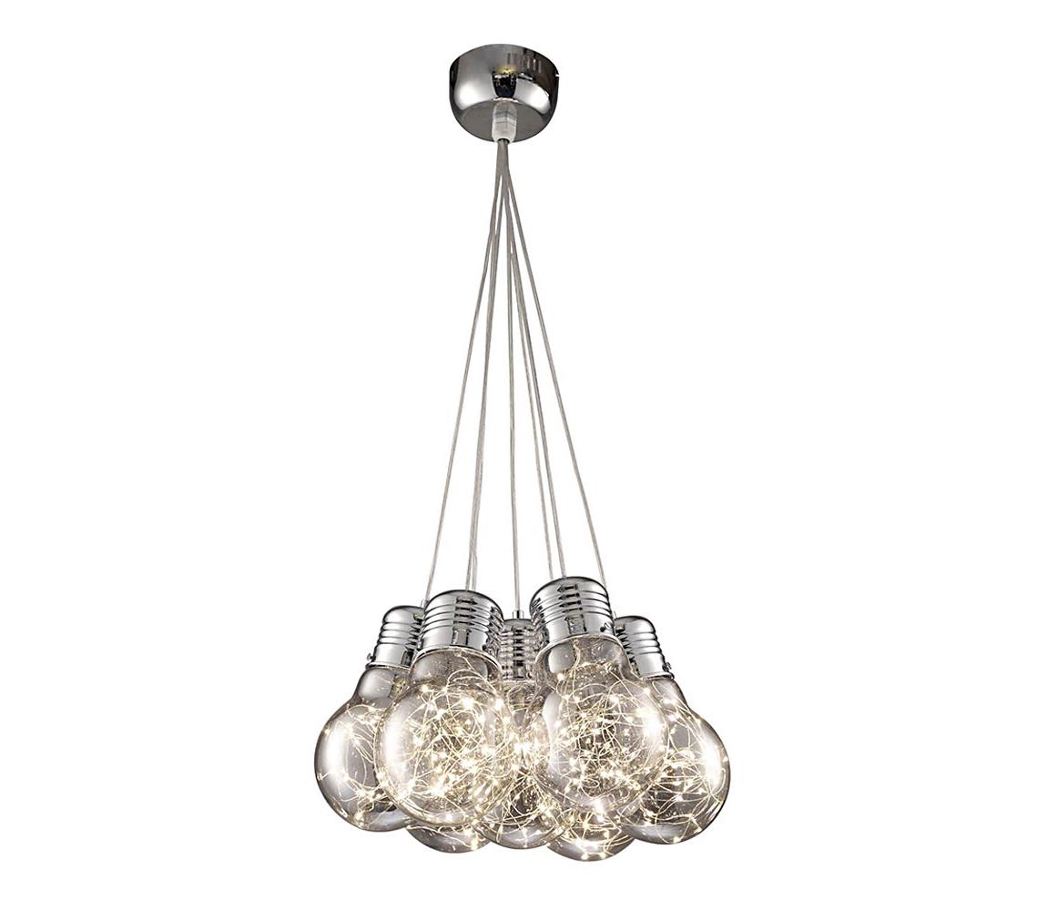  142008 - LED Lustr na lanku BULBS LED/30W/230V lesklý chrom 142008
