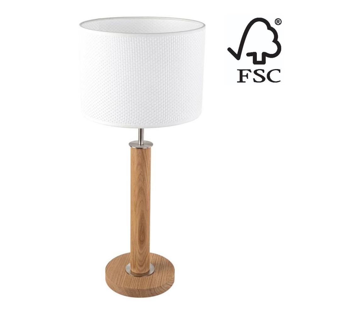   7017400611547 - Stolní lampa BENITA 1xE27/60W/230V dub 