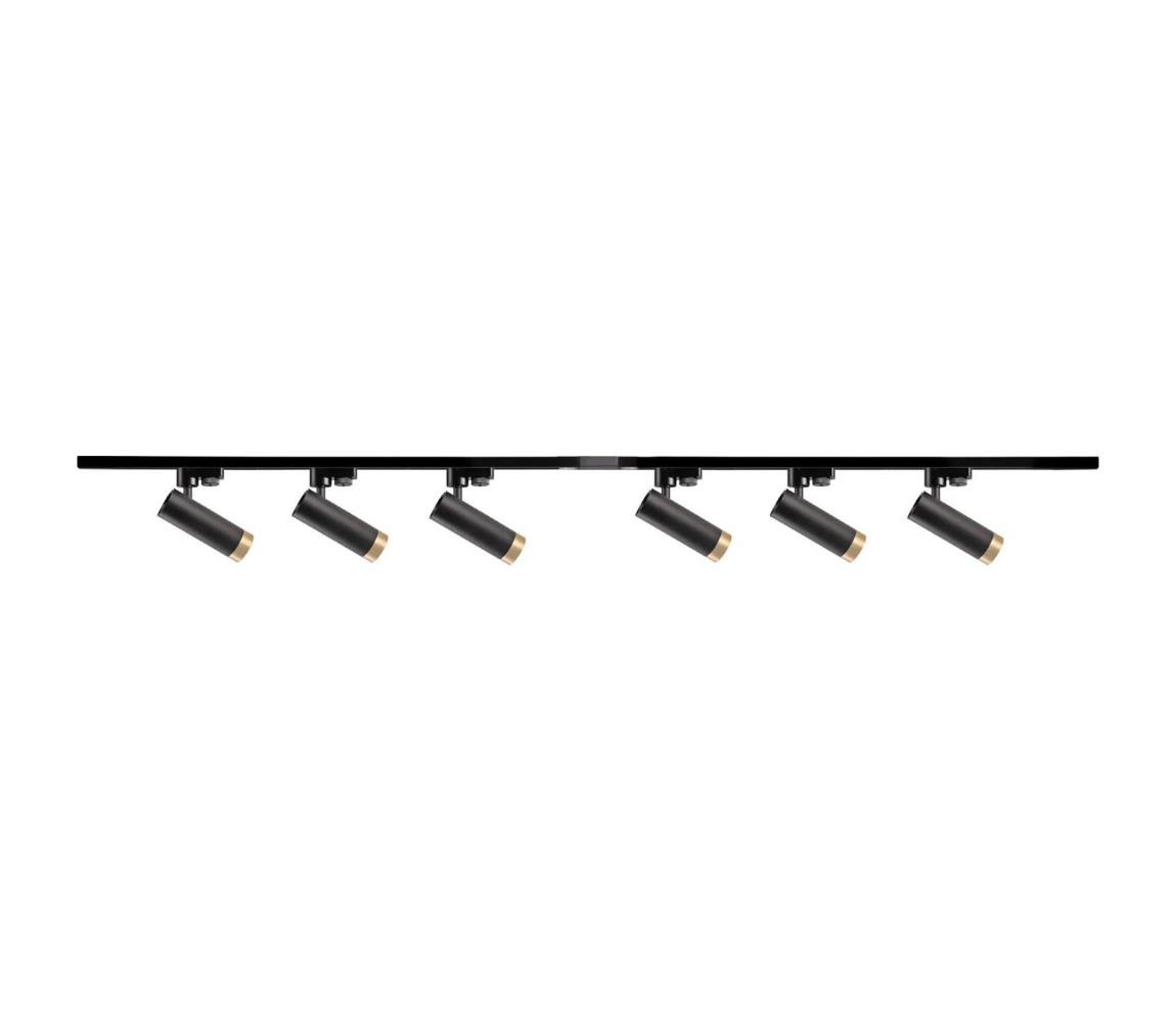  Bodové svítidlo do lištového systému FADO 6xGU10/10W/230V černá 325877