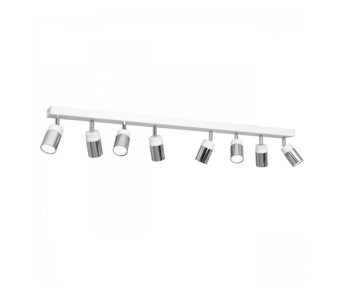  Bodové svítidlo NEST 8xGU10/8W/230V bílá/chrom 1781