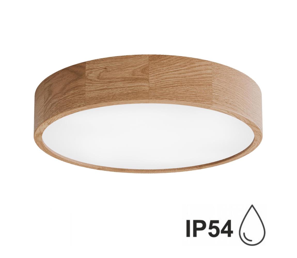  Koupelnové stropní svítidlo CLEO 4xE27/24W/230V IP54 pr. 47,5 cm dub 5907623600035