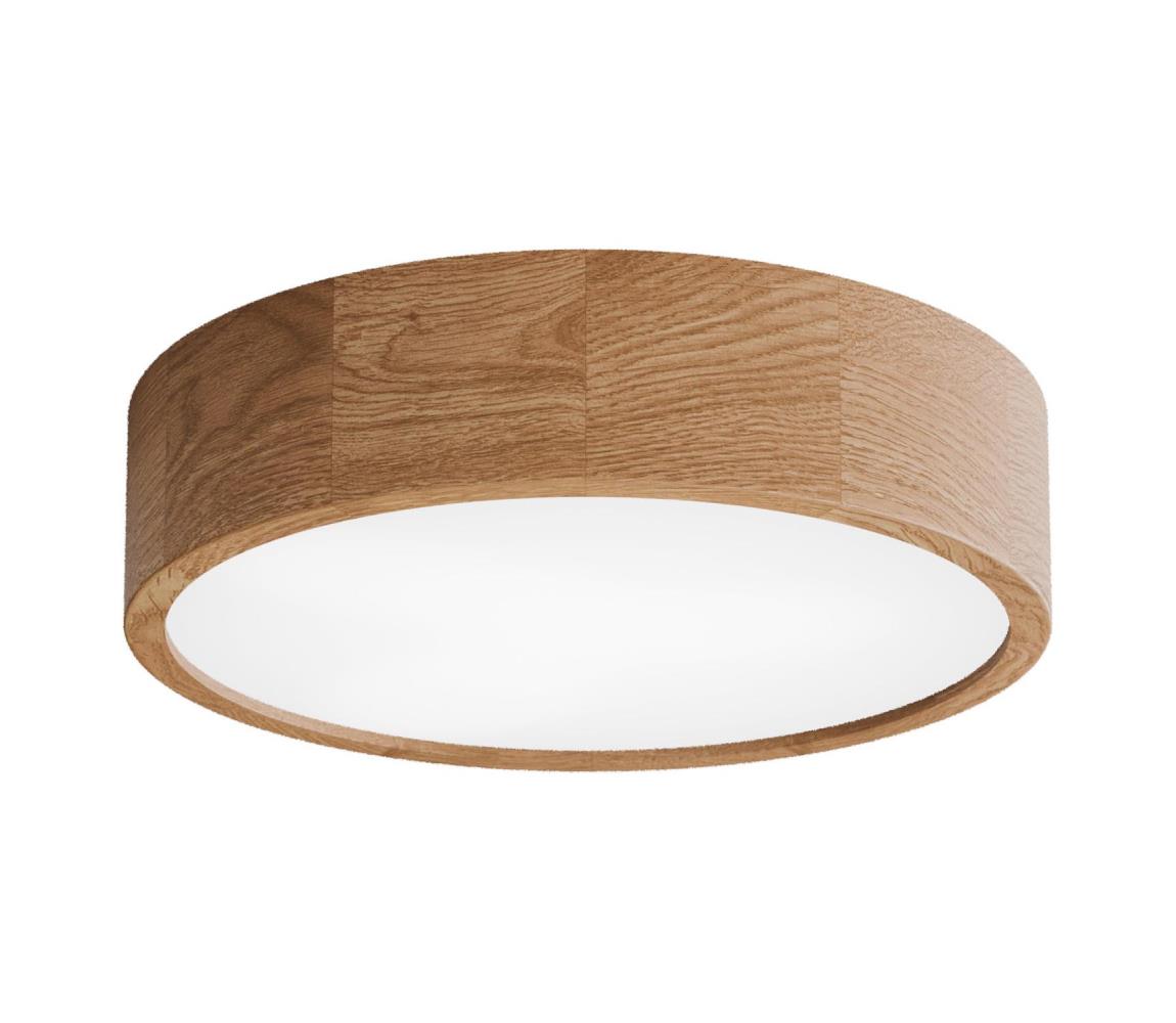  Koupelnové stropní svítidlo se senzorem CLEO 3xE27/24W/230V pr. 37,5 cm IP54 dub 5907623692641