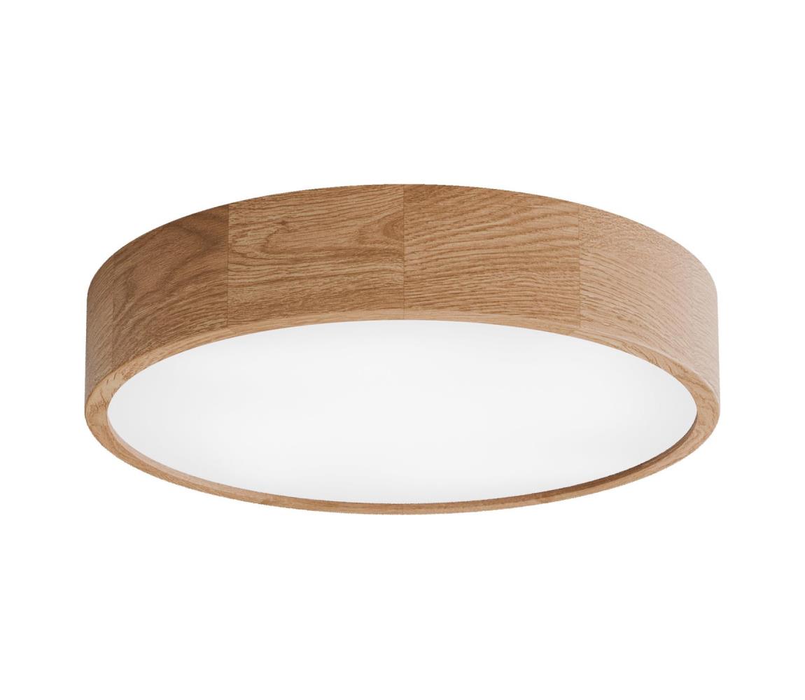  Koupelnové stropní svítidlo se senzorem CLEO 4xE27/24W/230V pr. 47,5 cm IP54 dub 5907623692658