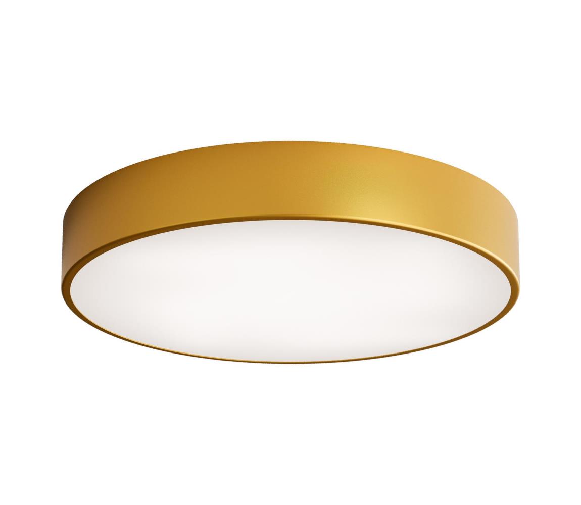  Koupelnové stropní svítidlo se senzorem CLEO 4xE27/24W/230V pr. 50 cm IP54 zlatá 5907623692436