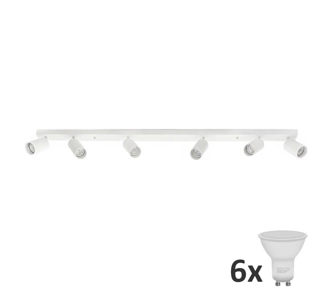  LED Bodové svítidlo ANGIE 6xGU10/6W/230V bílá MX0124+6xBG0217