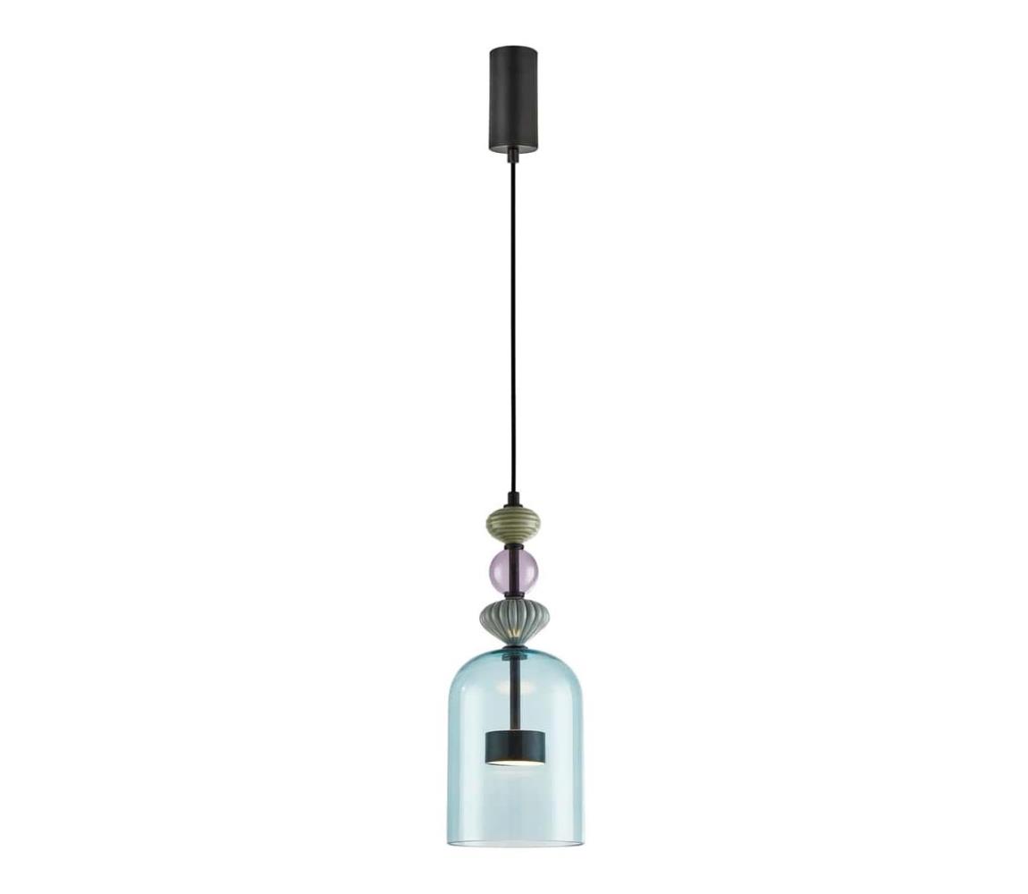  LED Lustr na lanku ARTE LED/12W/230V pr. 16 cm černá ML0358