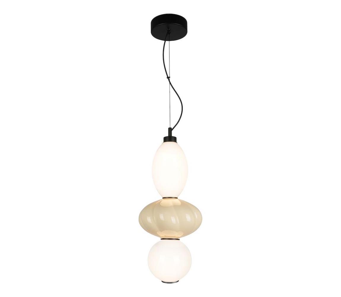  LED Lustr na lanku ASCOLI LED/18W/230V pr. 20 cm béžová ML1420