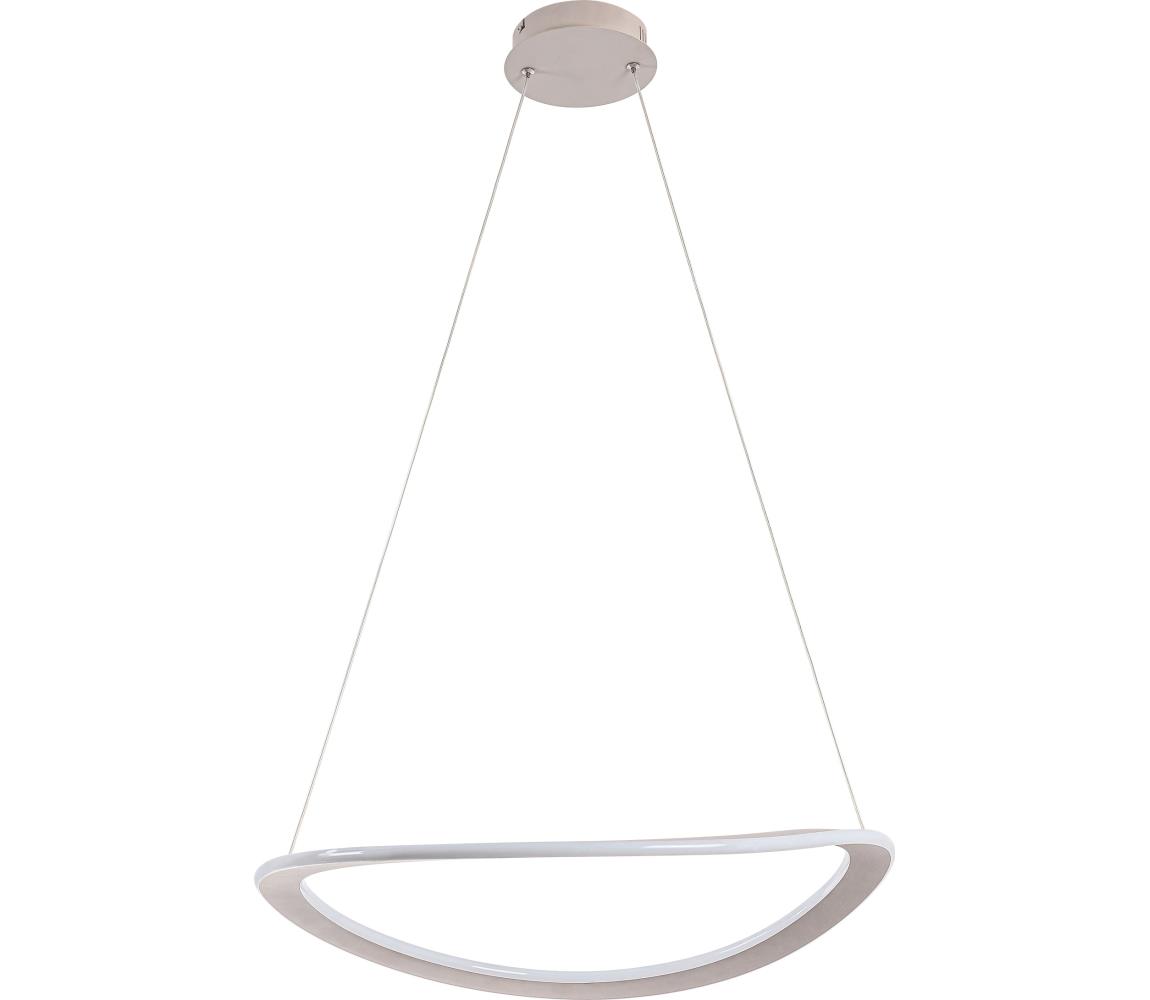  LED Lustr na lanku CASHMERE LED/40W/230V pr. 59,5 cm bílá 338013