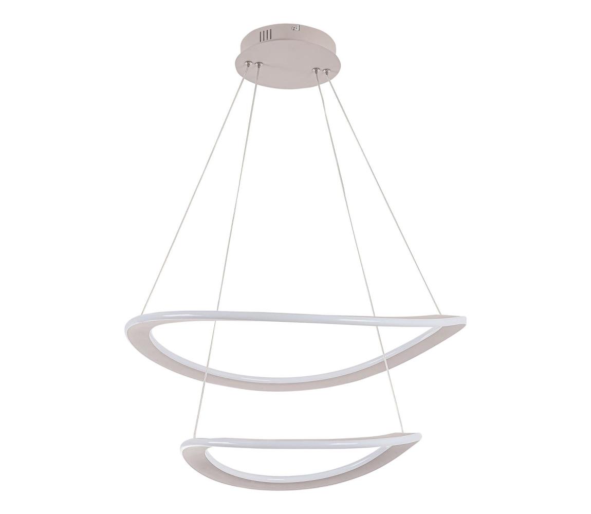  LED Lustr na lanku CASHMERE LED/75W/230V pr. 59,5 béžová 338020