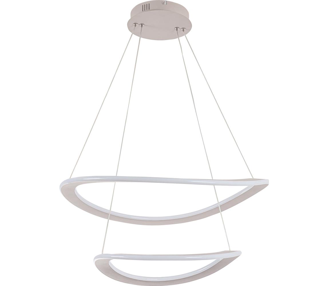  LED Lustr na lanku CASHMERE LED/75W/230V pr. 59,5 bílá 338020
