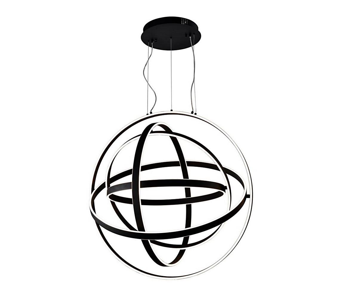  LED Lustr na lanku COPERNICUS LED/260W/230V černá ML6151