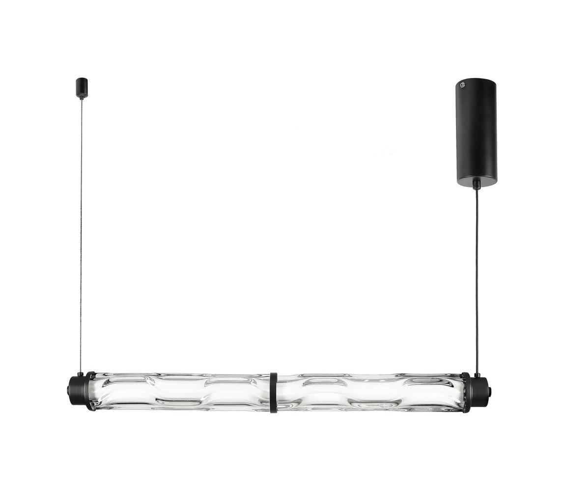  LED Lustr na lanku CORTE LED/18W/230V černá 32-50779