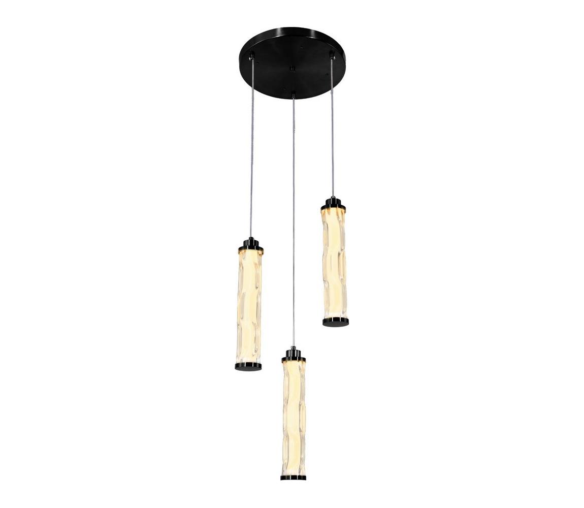  LED Lustr na lanku CORTE LED/25W/230V černá 33-50762