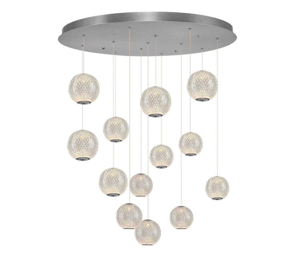  LED Lustr na lanku CREMONA 13xLED/5W/230V 3000K matný chrom 414LRC1377