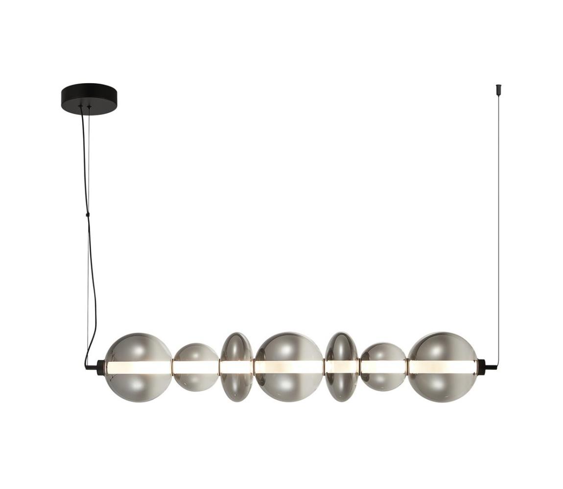  LED Lustr na lanku DAPHNE LED/40W/230V šedá ML0348