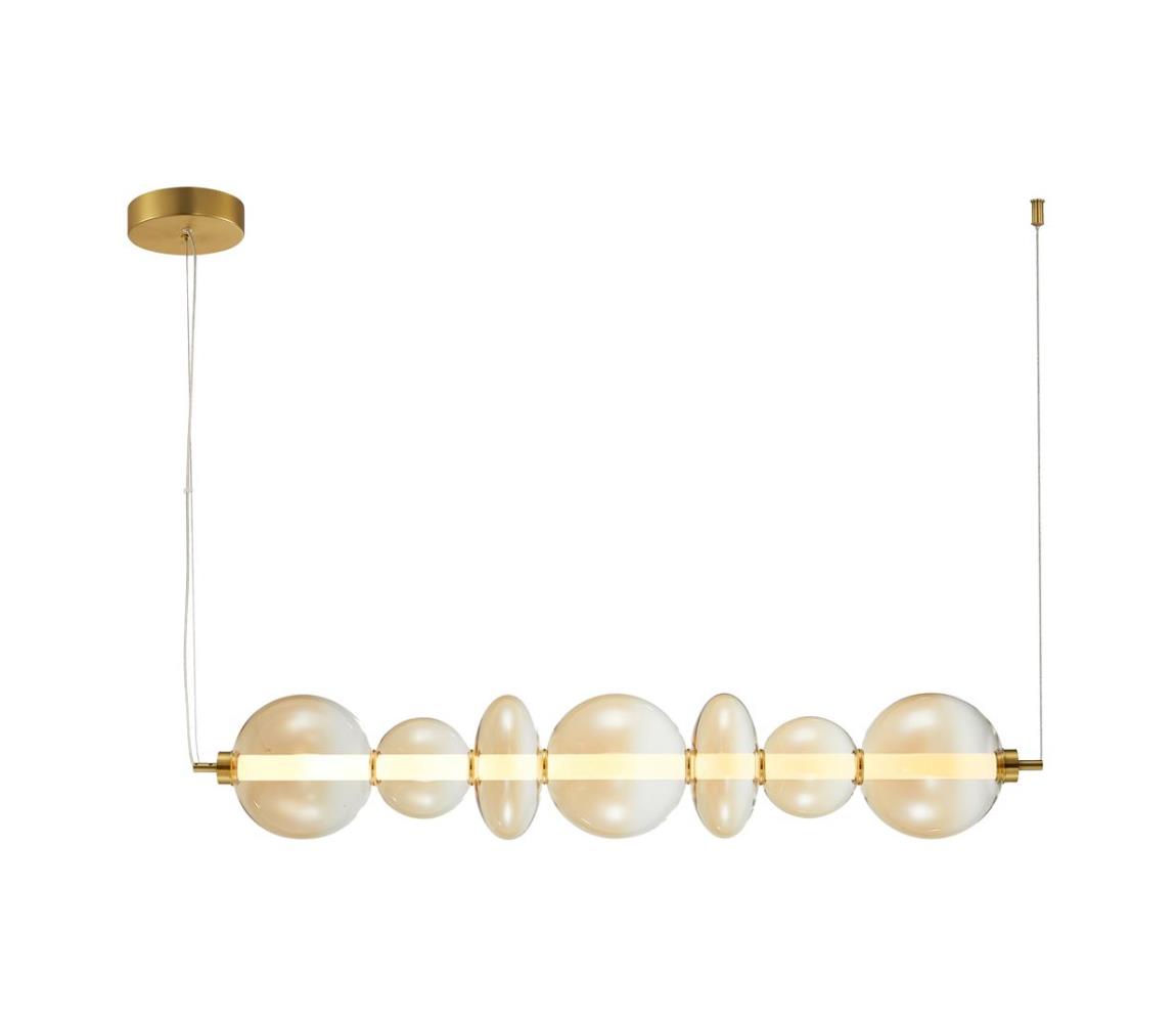  LED Lustr na lanku DAPHNE LED/40W/230V zlatá ML0349