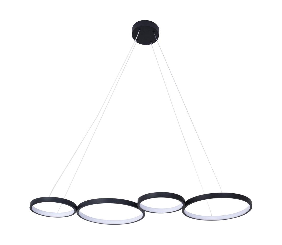  LED Lustr na lanku FLAMENCO LED/42W/230V 4000K černá 331021