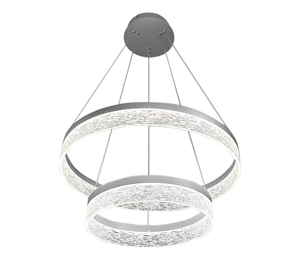  LED Lustr na lanku GALA LED/54W/230V pr. 60 cm stříbrná ML2243