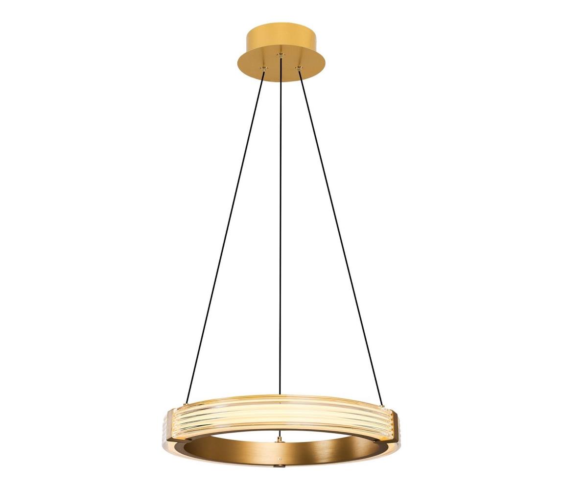  LED Lustr na lanku JESI LED/22W/230V 3000K pr. 40 cm zlatá 414LRC1945