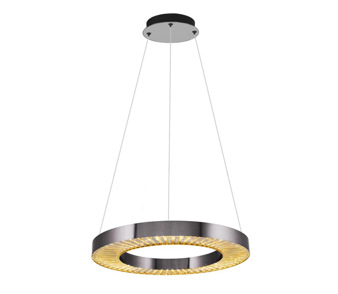  LED Lustr na lanku JESI LED/35W/230V 3000K pr. 60 cm stříbrná 701CHD1391