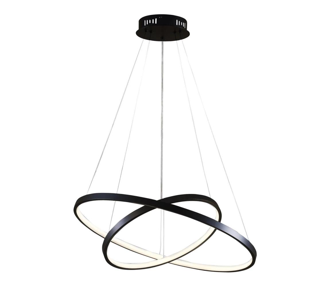  LED Lustr na lanku LEA LED/35W/230V 4000K pr. 60 cm černá 329172