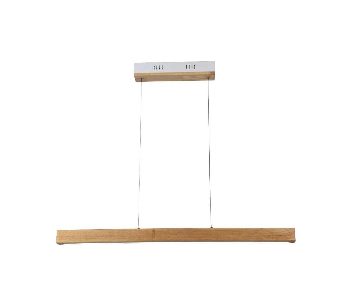  LED Lustr na lanku LED/12W/230V 4000K hnědá 23100