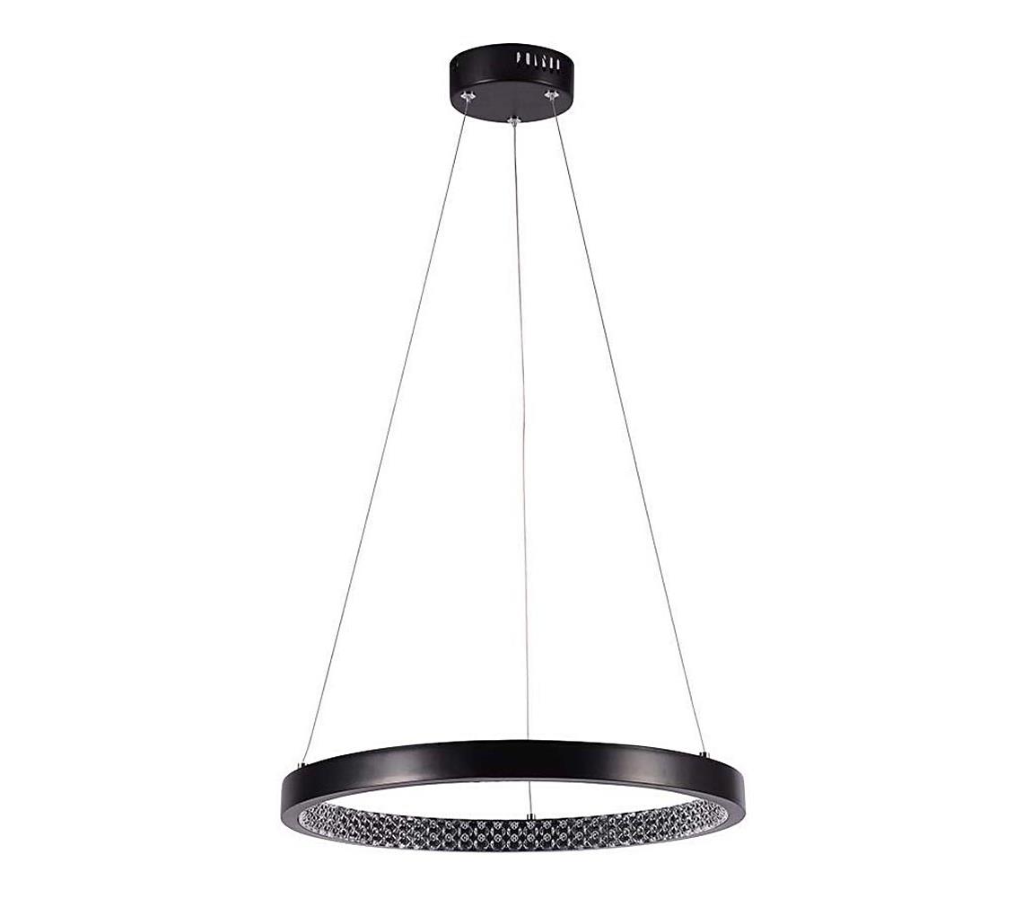  LED Lustr na lanku LED/19W/230V 4000K černá 10051