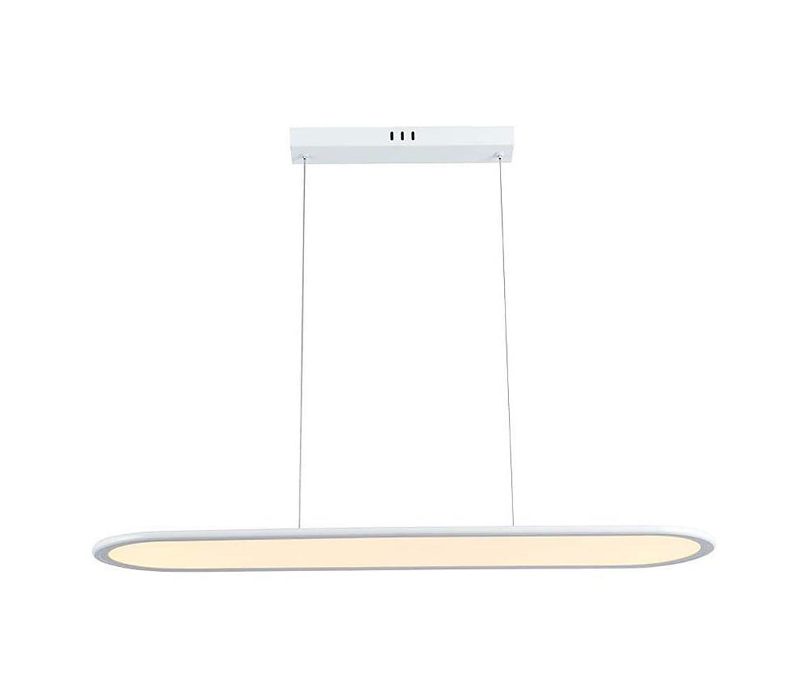 LED Lustr na lanku LED/24W/230V 3000K bílá 10048