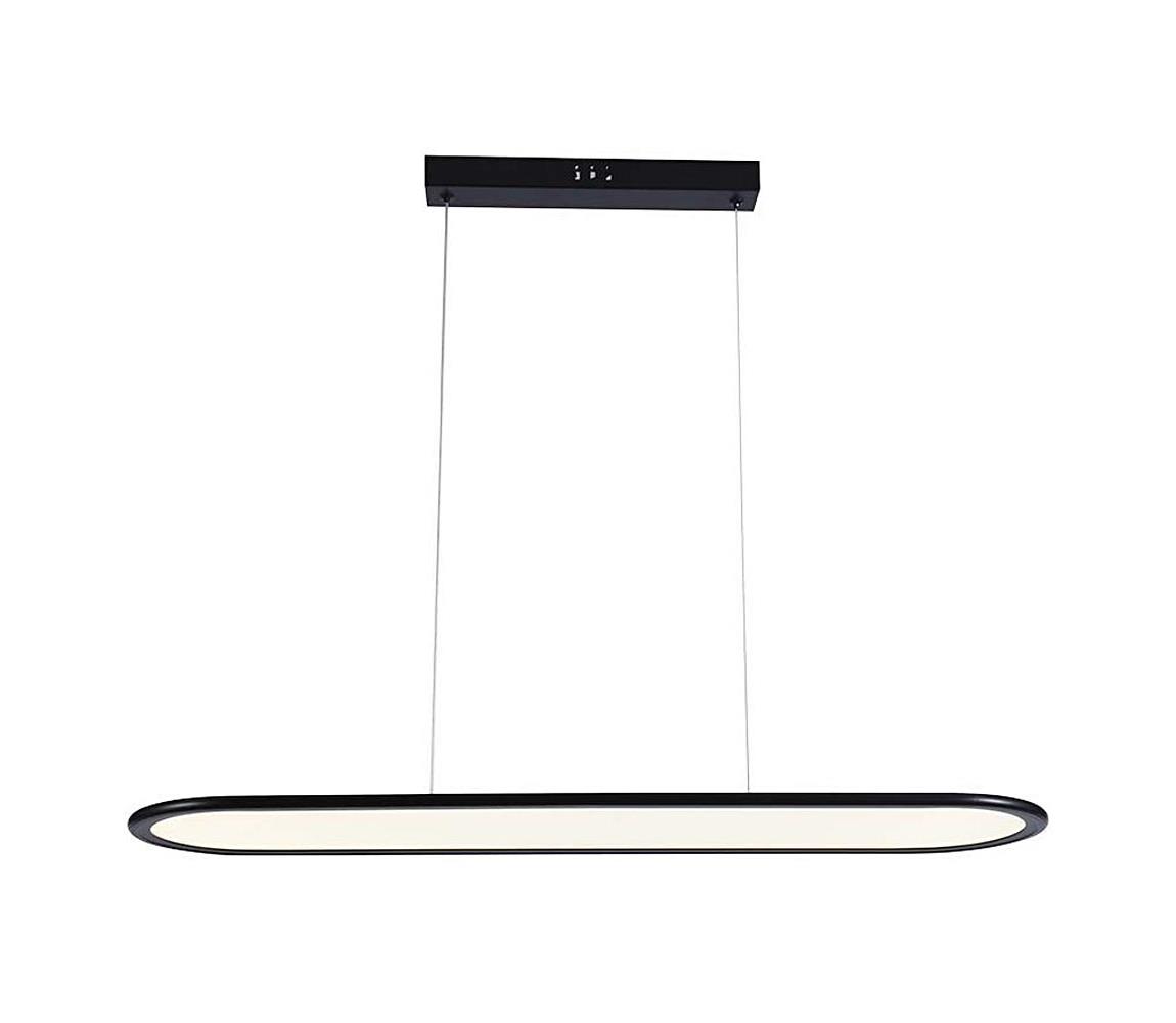  LED Lustr na lanku LED/24W/230V 3000K černá 10046