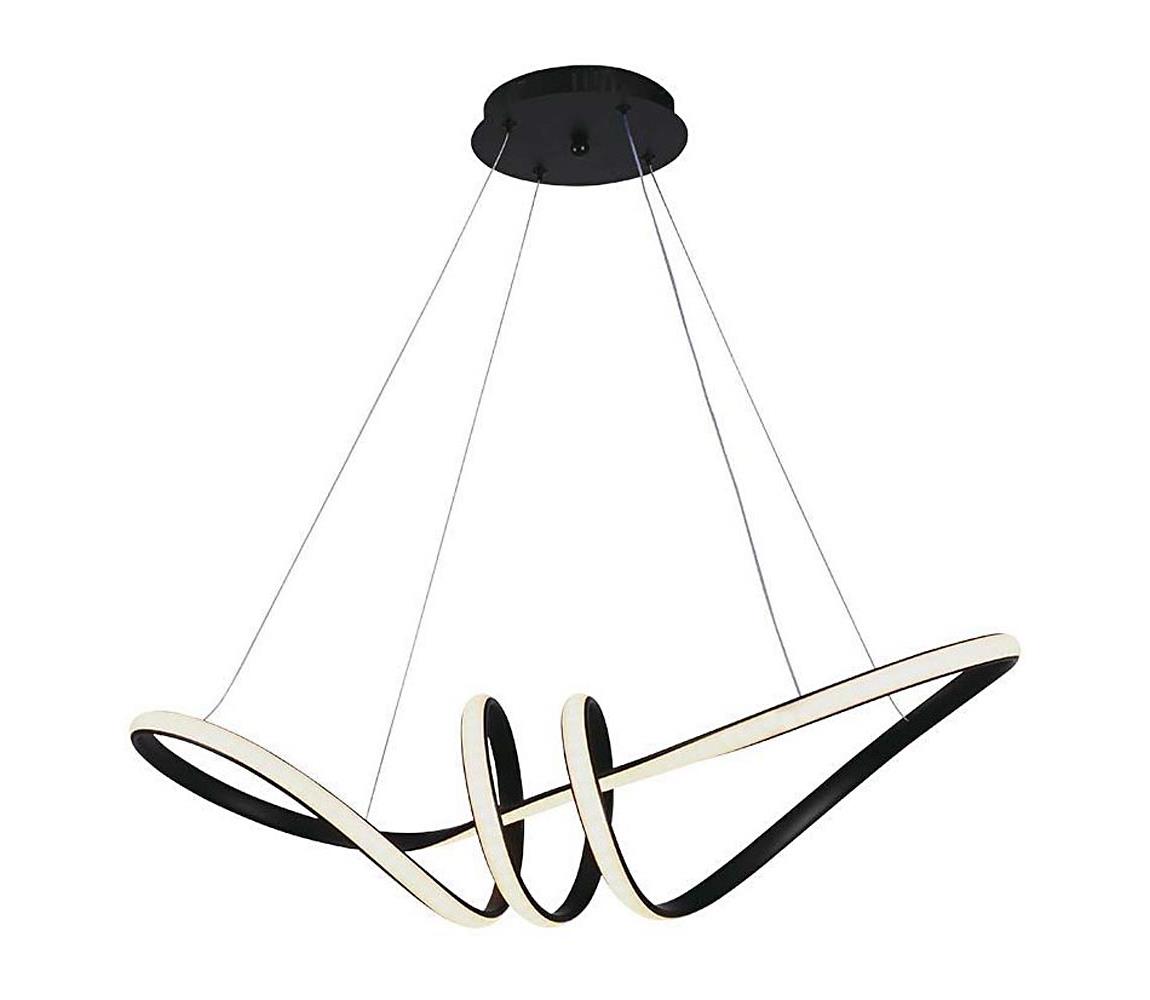  LED Lustr na lanku LED/24W/230V 3000K černá 8010
