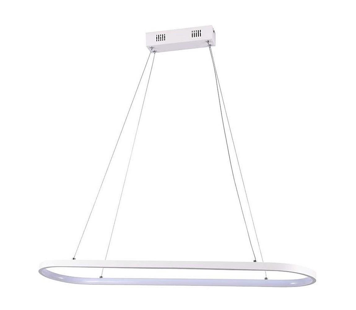  LED Lustr na lanku LED/24W/230V 4000K bílá 10055
