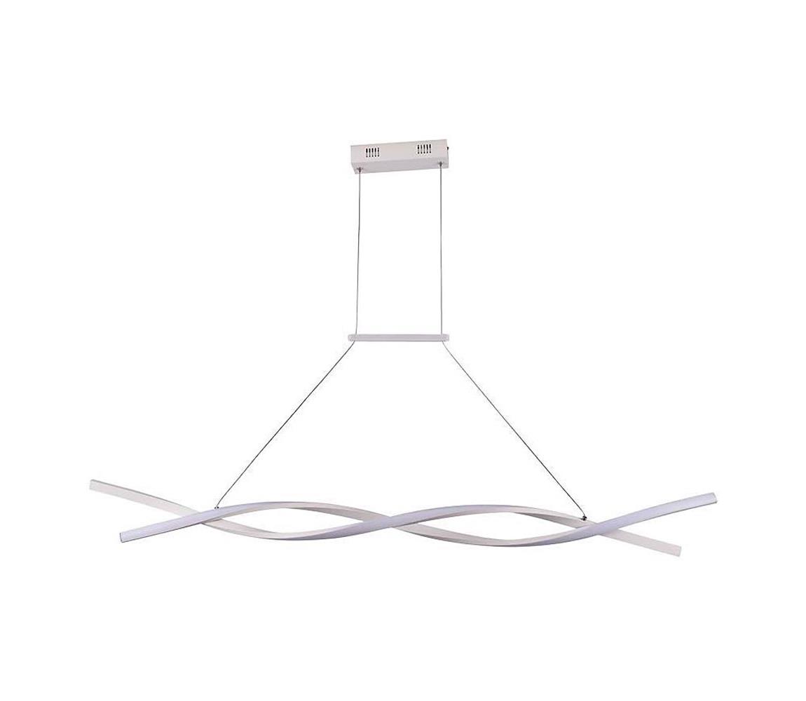  LED Lustr na lanku LED/30W/230V 4000K bílá 10049