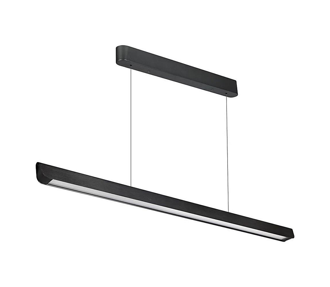 LED Lustr na lanku LED/36W/230V 3000/4000/6400K černá 23345