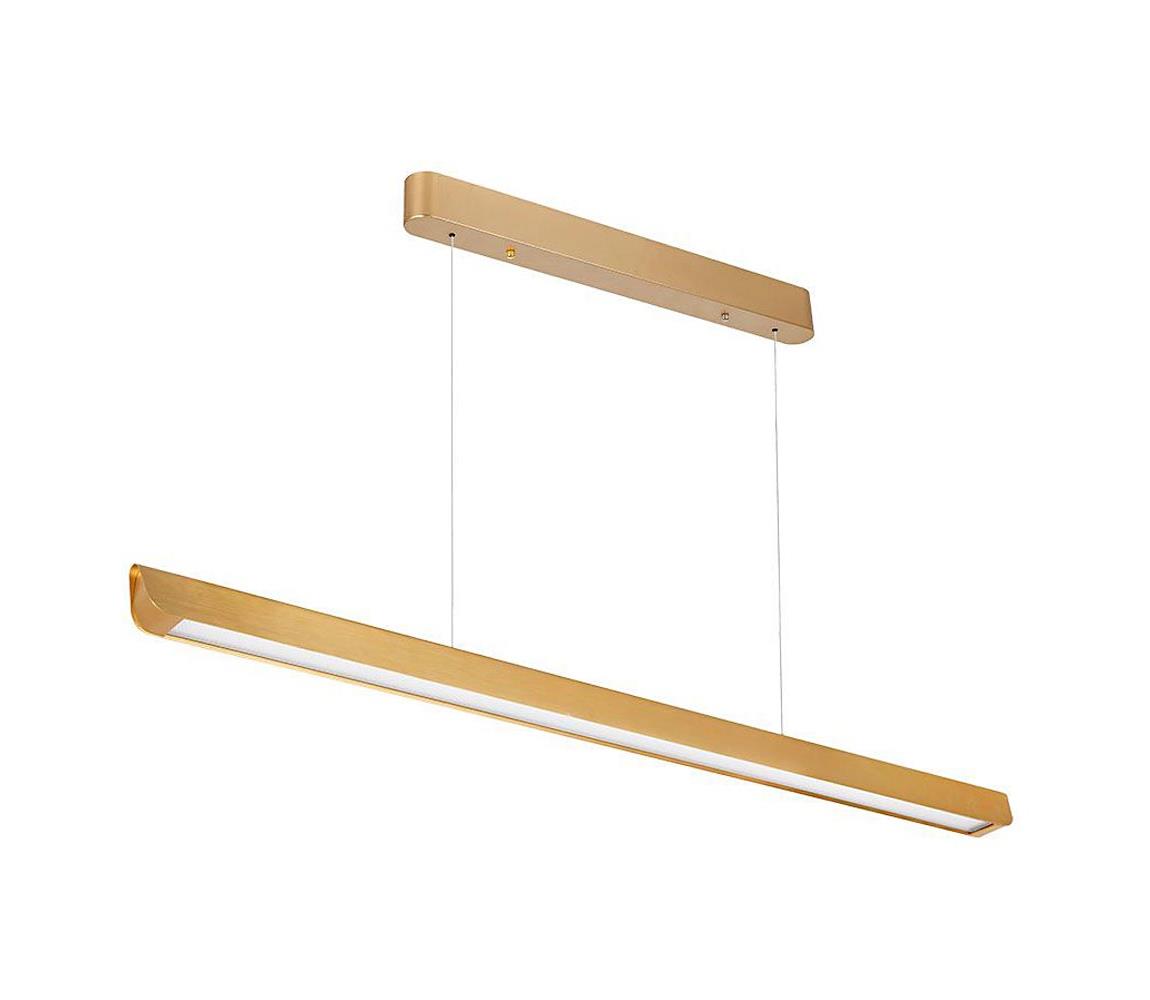  LED Lustr na lanku LED/36W/230V 3000/4000/6400K zlatá 23348