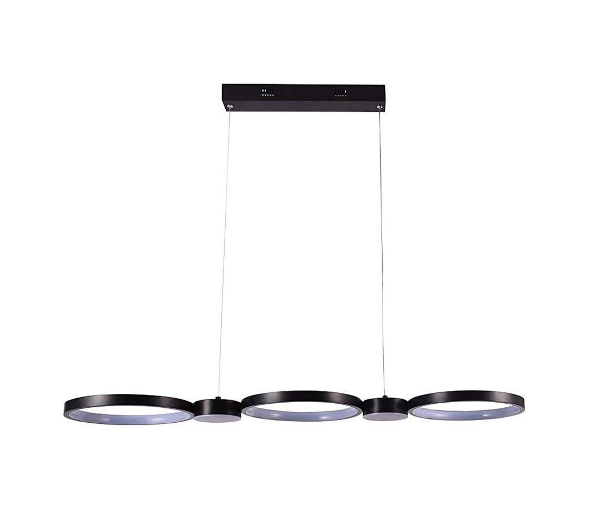  LED Lustr na lanku LED/38W/230V 3000K černá 10044
