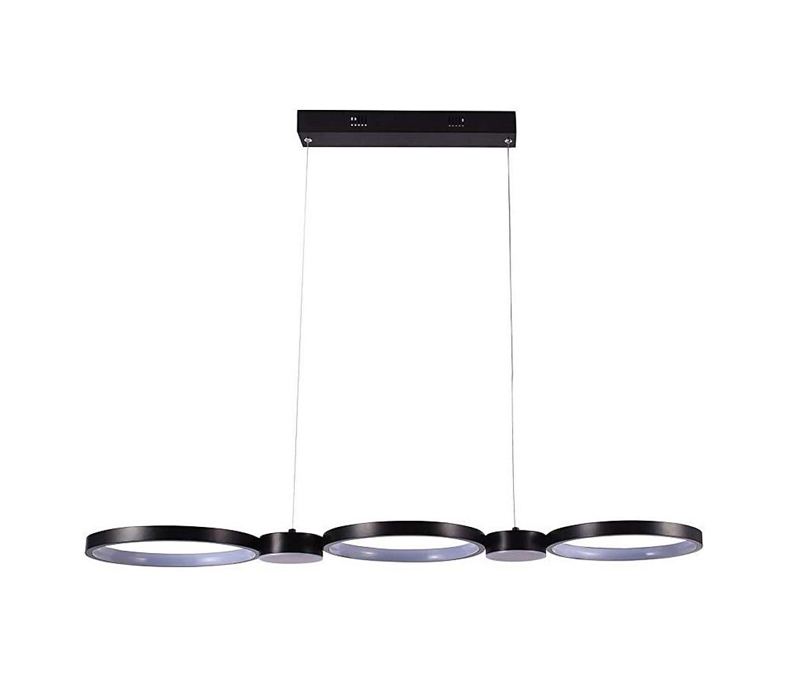  LED Lustr na lanku LED/38W/230V 4000K černá 10043