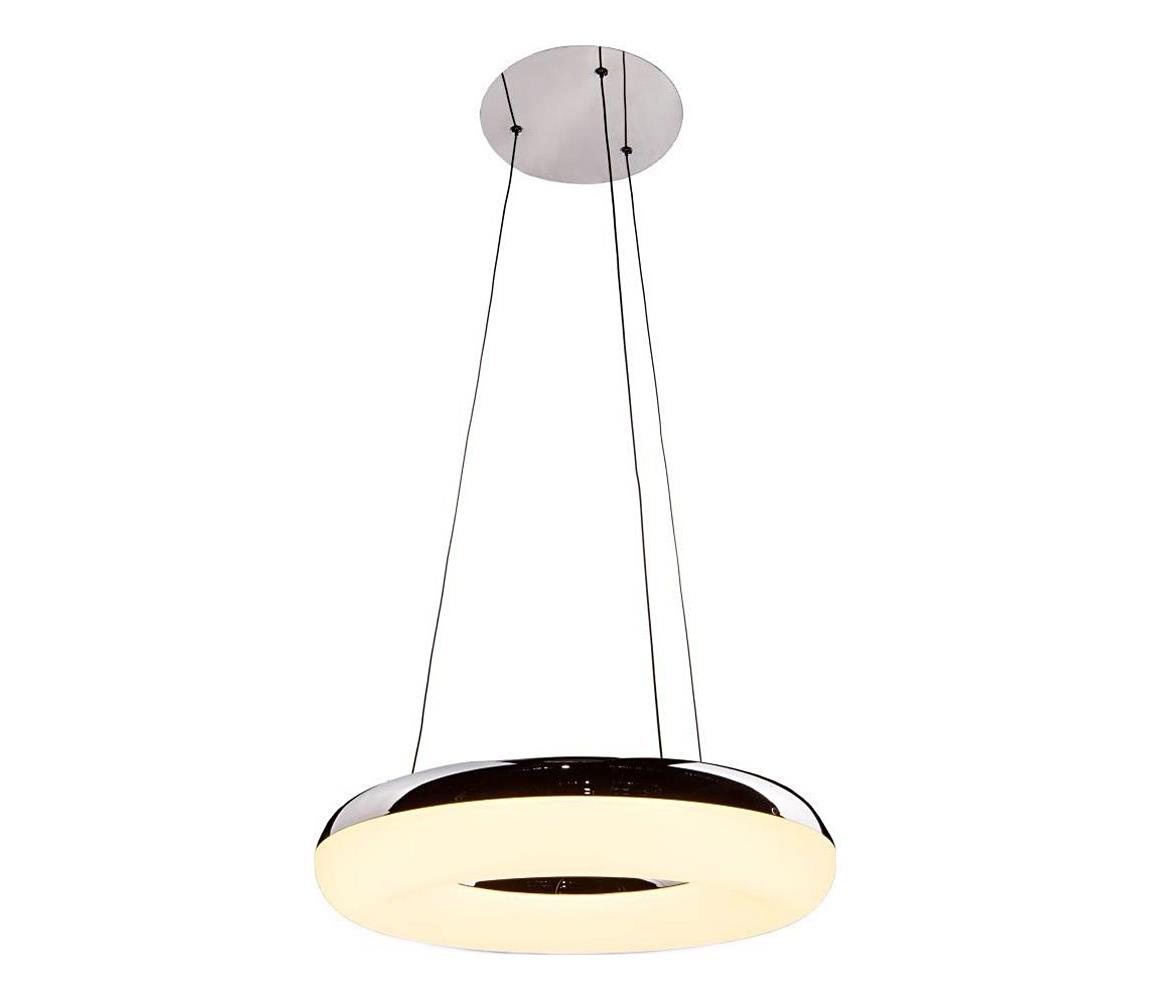  LED Lustr na lanku LED/40W/230V 3000K pr. 40 cm lesklý chrom 3874