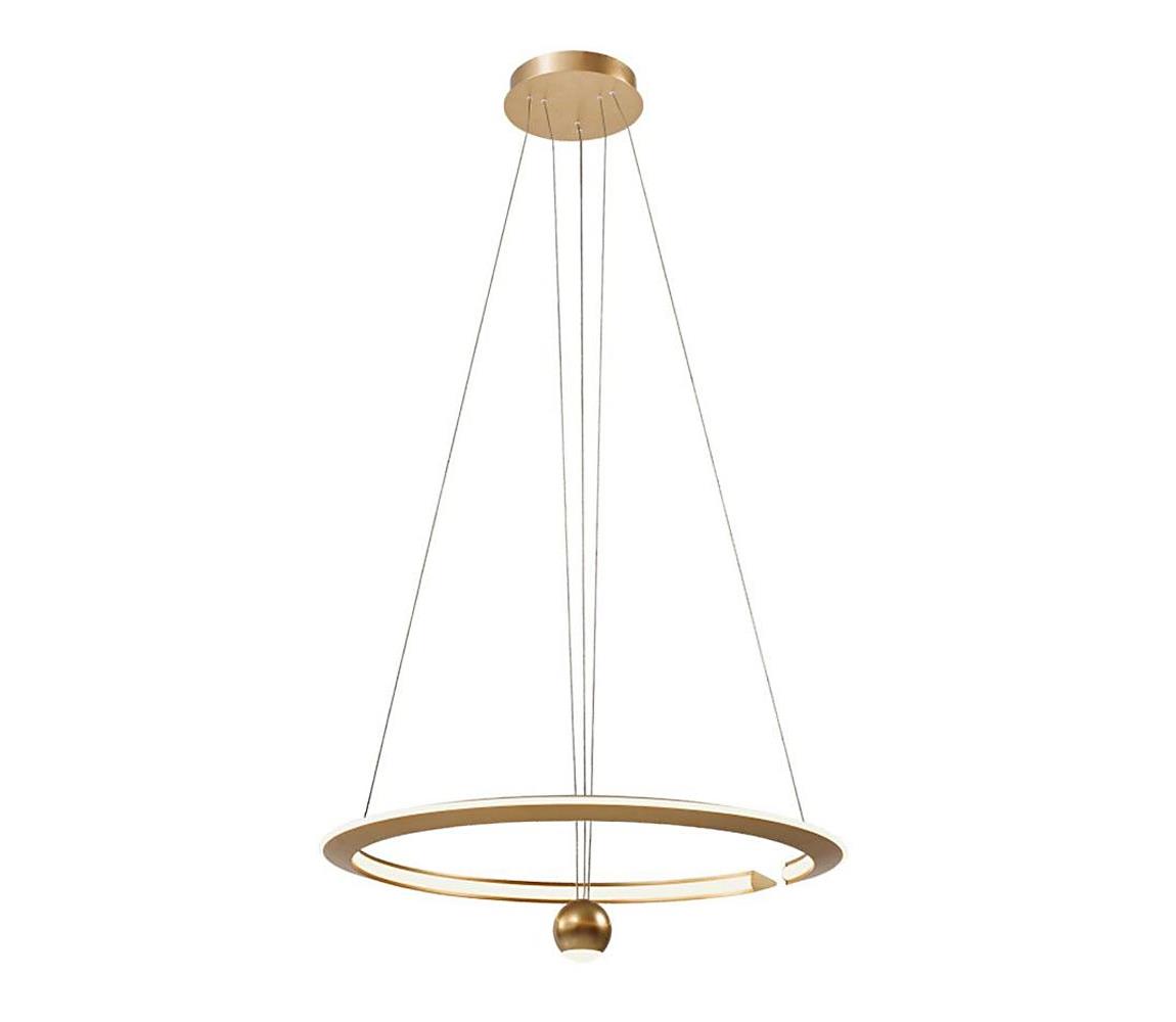  LED Lustr na lanku LED/45W/230V 3000K pr. 62 cm zlatá 23431