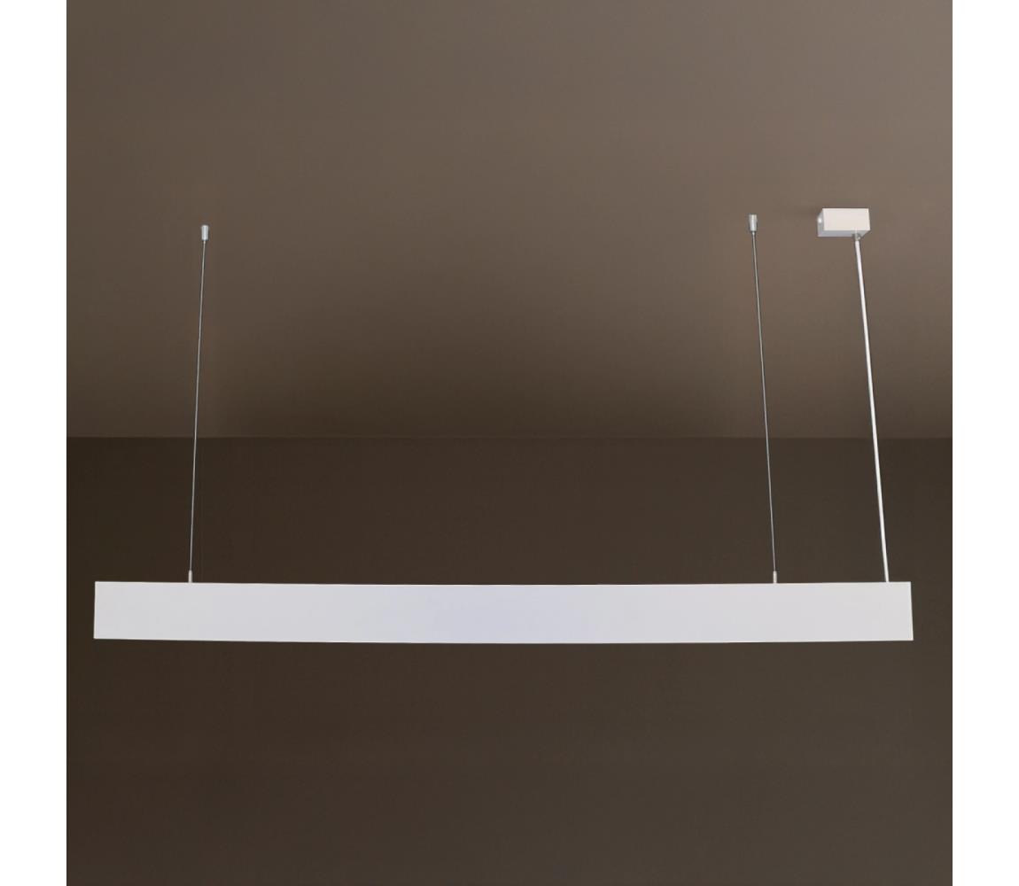  LED Lustr na lanku LED/55W/230V 3000/4000/6500K 120 cm bílá LN71