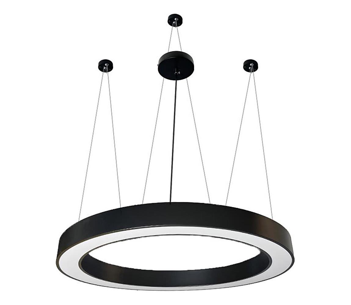  LED Lustr na lanku LED/60W/230V 4000K pr. 120 cm černá LCL7424-H