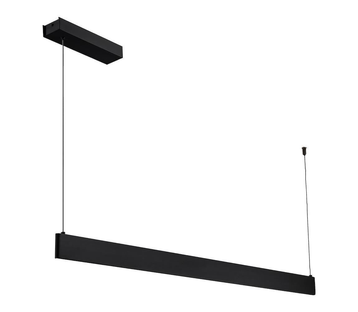  LED Lustr na lanku LINEA LED/36W/230V 3000/4000/5700K CRI 90 černá ML1784