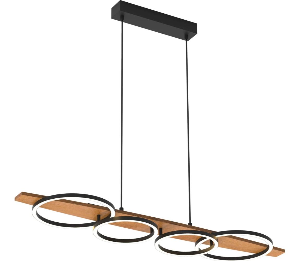  LED Lustr na lanku MELISA LED/35W/230V borovice 334220