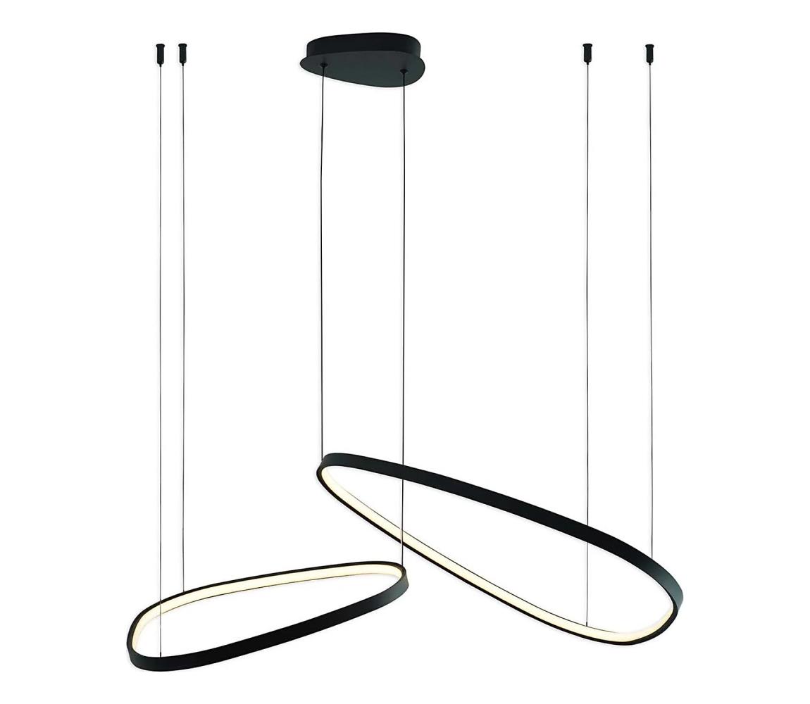  LED Lustr na lanku MICHELLE LED/48W/230V 4000K černá 334091