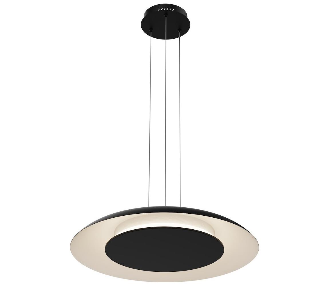  LED Lustr na lanku PIATTINO LED/30W/230V 2700/3200/4000K pr. 40 cm černá ML1814
