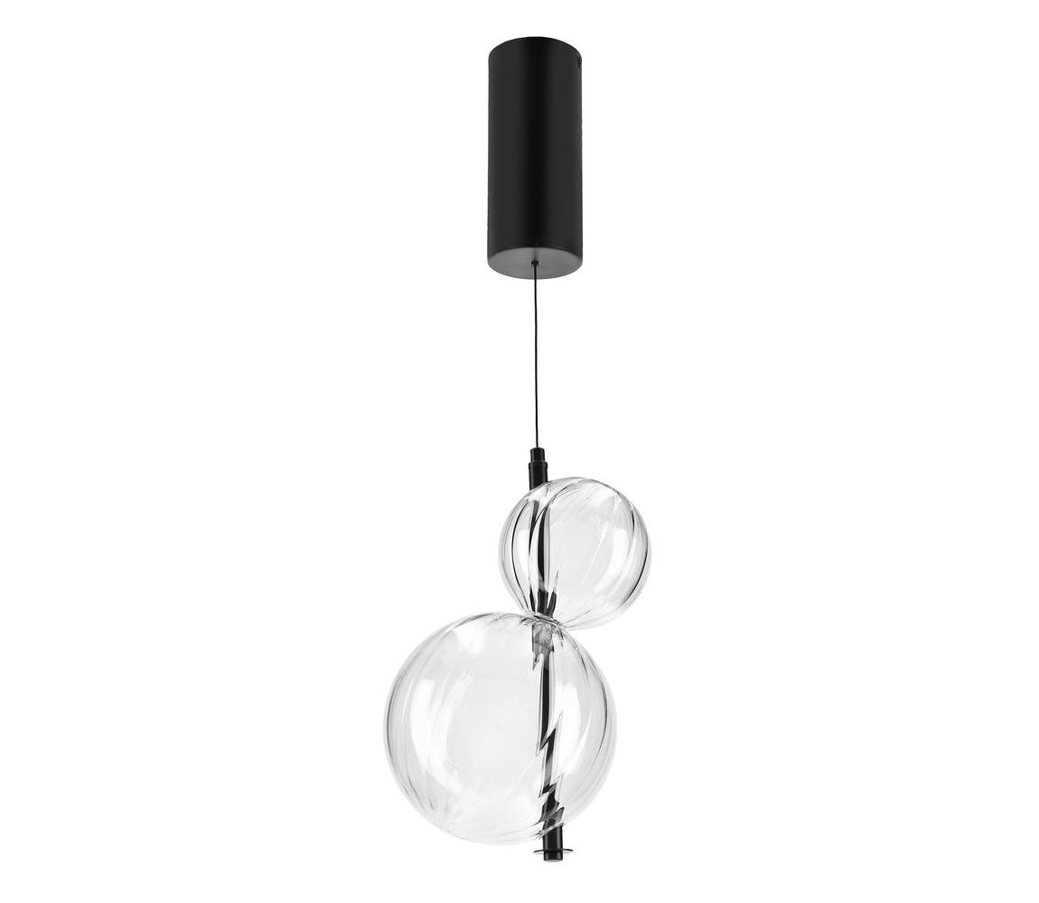  LED Lustr na lanku PLAYA LED/10W/230V černá 32-50472