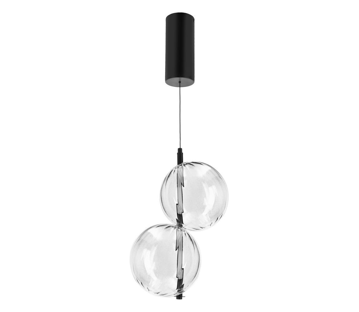  LED Lustr na lanku PLAYA LED/10W/230V černá 32-50489