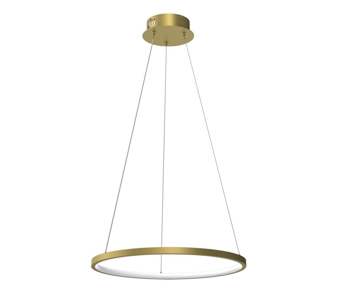  LED Lustr na lanku ROTONDA LED/27W/230V zlatá ML7941