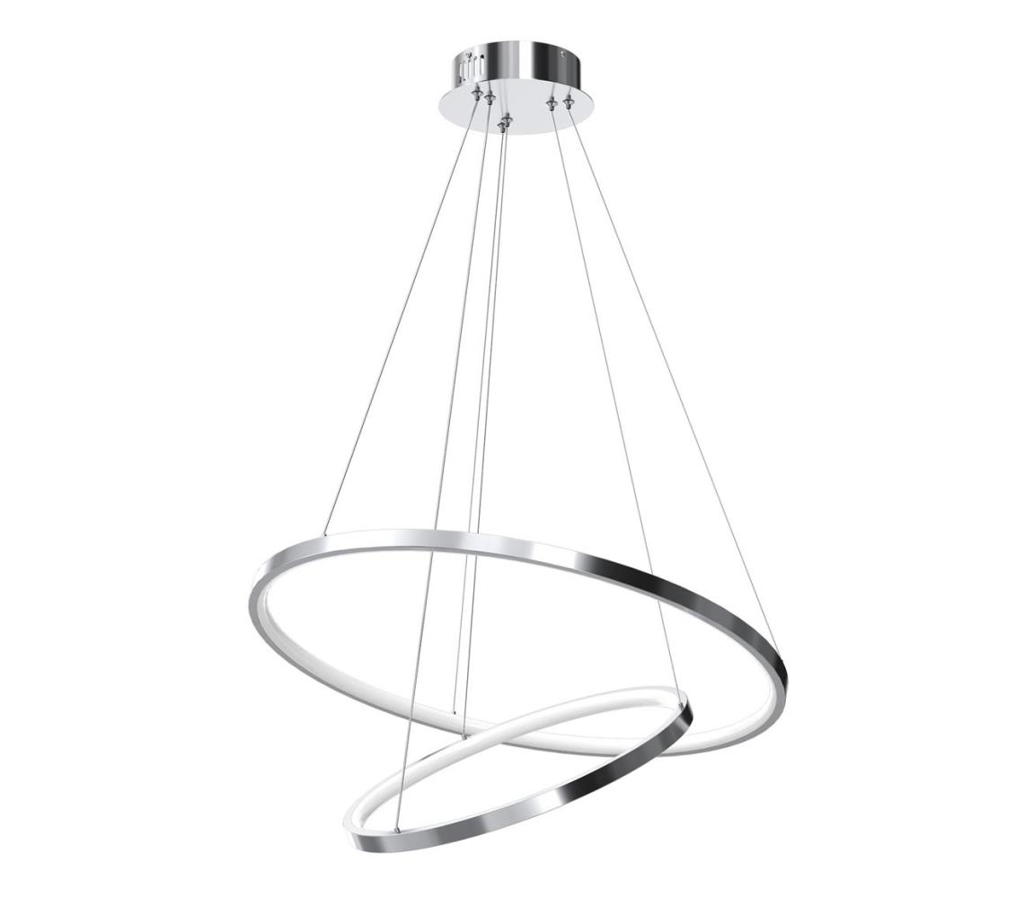  LED Lustr na lanku ROTONDA LED/51W/230V lesklý chrom ML7943